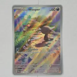 Pokemon TCG Paldean Wooper 102/094 Holo Illustration Rare Phantasmal Flames Mint - Image 1