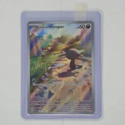 Pokemon TCG Paldean Wooper 102/094 Holo Illustration Rare Phantasmal Flames Mint - Image 2
