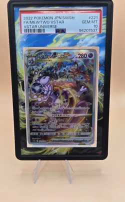 2022 Pokemon VSTAR Universe Japanese PSA 10 Pair Charizard VSTAR & Mewtwo VSTAR - Image 4