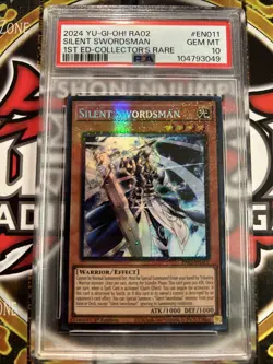 YuGiOh SILENT SWORDSMAN #RA02-EN011🔥PSA 10 🔥1st EDITION-2024 COLLECTOR’S RARE - Image 1
