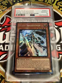 YuGiOh SILENT SWORDSMAN #RA02-EN011🔥PSA 10 🔥1st EDITION-2024 COLLECTOR’S RARE - Image 2