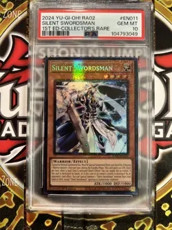 YuGiOh SILENT SWORDSMAN #RA02-EN011🔥PSA 10 🔥1st EDITION-2024 COLLECTOR’S RARE - Image 3