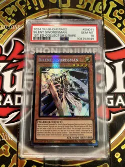YuGiOh SILENT SWORDSMAN #RA02-EN011🔥PSA 10 🔥1st EDITION-2024 COLLECTOR’S RARE - Image 4