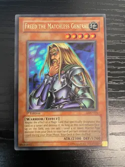 YuGiOh! l Freed The Matchless General l 1st Edition LOD-016 - Image 1