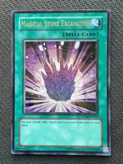 Yugioh Magical Stone Excavation Unlimited Edition Ultra Rare CP02-EN001 VLP/NM - Image 1