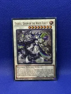 2020 Yu-Gi-Oh First Edition Diabell, Queen Of The White Forest Holo MP25-EN221 - Image 1
