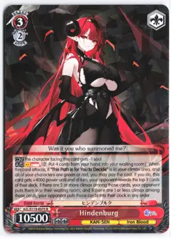 Weiss Schwarz - Azur Lane Vol. 2 (English) Hindenburg - Image 1