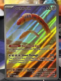 Pokemon TCG Orthworm Scarlet & Violet Paldea Evolved Holo Card 224/193 - Image 1
