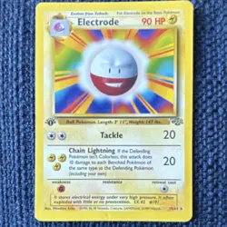 Pokemon Electrode 1st Edition Rare Jungle 18/64 Card 1999 Wizards of the Coast - Image 1