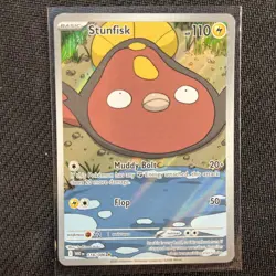 Pokemon Stunfisk White Flare English Card 118/086 - Image 1