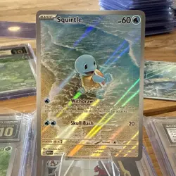 Pokemon Squirtle Holo Card TCG SV Scarlet & Violet 151 Series 170/165 - Image 1
