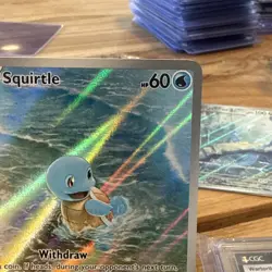 Pokemon Squirtle Holo Card TCG SV Scarlet & Violet 151 Series 170/165 - Image 5
