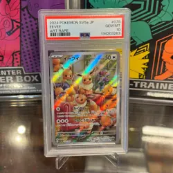 2024 PSA 10 Pokemon SV5a JP 078 Eevee Graded Card Art Rare - Image 1