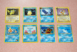Vintage Lot 8 Non-Holo Pokemon LP Cards English First Editions & Japanese Banned - Image 3