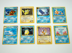 Vintage Lot 8 Non-Holo Pokemon LP Cards English First Editions & Japanese Banned - Image 4