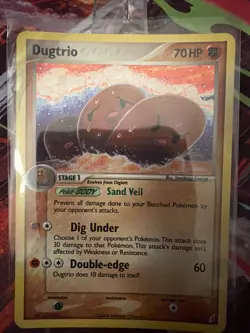 Pokemon Dugtrio TCG Crystal Guardians Holo Card 5/100 Guardian of the Crystal - Image 2