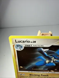 Pokemon TCG 2008 Pop Series 8 Lucario Holo Rare Card 2/17 LP Condition - Image 2