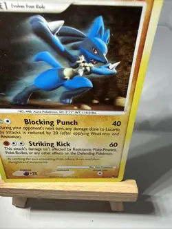 Pokemon TCG 2008 Pop Series 8 Lucario Holo Rare Card 2/17 LP Condition - Image 5