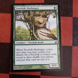 Mtg Timber Protector and Treefolk Harbinger LP/NM Lorwyn Treefolk Magic Cards - Image 4