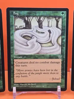 🟢🟢🟢 (4) 1996 MAGIC THE GATHERING FOG MIRAGE UNPLAYED 🟢🟢🟢 - Image 3