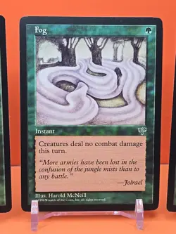 🟢🟢🟢 (4) 1996 MAGIC THE GATHERING FOG MIRAGE UNPLAYED 🟢🟢🟢 - Image 4