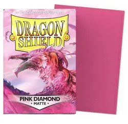 Pink Diamond 100 Matte Dragon Shield Sleeves Standard Size for Pokemon MTG DBS - Image 3