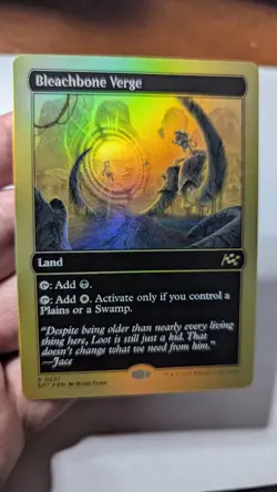 1x Bleachbone Verge FIRST PLACE FOIL RARE NM Magic MTG Aetherdrift x1 (4 Avail) - Image 1