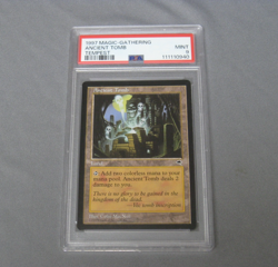 1997 Magic the Gathering Tempest, Ancient Tomb, ✨ PSA 9 ✨ - Image 1