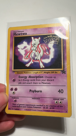 Mewtwo (Movie Promo) Promo WoTC Promo 03/53 - Pokemon TCG - MP Condition - Image 2