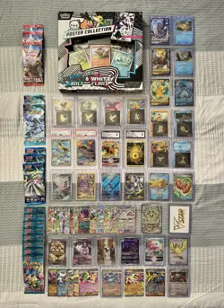 Pokemon Card Lot Collection PSA CGC Slabs + Singles Promos & Packs High Value! - Image 1