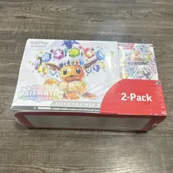 Pokemon Scarlet & Violet Prismatic Evolutions Elite Trainer Box 2-Pack Eevee - Image 1