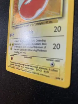 Pokemon Electrode 2/64 Jungle Holofoil No Symbol Misprint Lightly Played - Image 4
