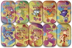 Pokemon TCG: Scarlet & Violet - 151 Mini Tin: Gengar & Poliwag - 2 Booster Packs - Image 3