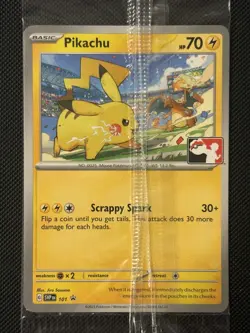 Pokemon Pikachu SVP 101 Scarlet & Violet Promo League Sealed - Image 2