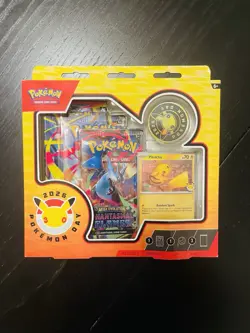 30th Anniversary Pokemon Day 2026 Collection Box Sealed Pikachu Promo NEW TCG - Image 1