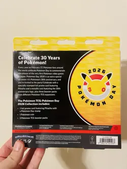 30th Anniversary Pokemon Day 2026 Collection Box Sealed Pikachu Promo NEW TCG - Image 3