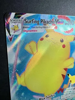 ❤‍🔥 Surfing Pikachu VMAX 009/025 Pokemon Celebrations Sword Shield Rare NM ✨ - Image 3