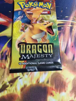 Pokemon TCG 2018 DRAGON MAJESTY SEALED Booster Pack + Acrylic Case - Image 4