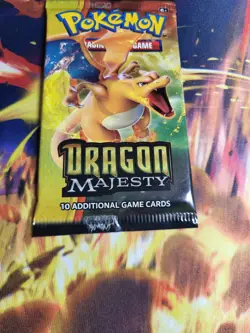 Pokemon TCG 2018 DRAGON MAJESTY SEALED Booster Pack + Acrylic Case - Image 5