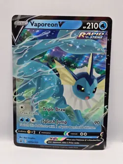 Vaporeon V SWSH150 Black Star Promo Pokemon TCG NM - Image 1