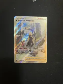 Pokemon Cynthia's Ambition Trainer Gallery Crown Zenith GG60/GG70 NM - Image 1
