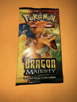 Pokemon TCG 2018 Sun & Moon Dragon Majesty Booster Pack - Image 1