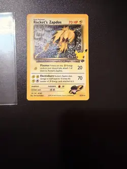 Rocket's Zapdos 15/132 Celebrations 25th Anniversary Holo Pokemon TCG - Image 1