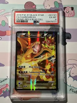 Charizard EX XY121 Holo Pokemon Promo PSA 6 - Image 1