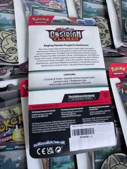 12x Obsidian Flames Blister Packs (Paldean Wooper) - Sealed - Pokemon TCG - Image 2