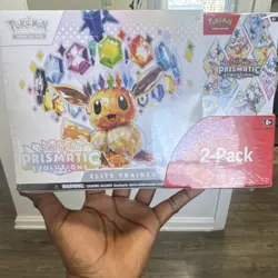 Pokemon Scarlet & Violet Prismatic Evolutions Elite Trainer Box 2-Pack Booster … - Image 1