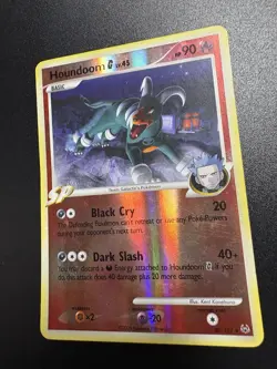 Pokemon HOUNDOOM 50/127 REVERSE HOLO | Hp Heavy Play | Platinum | 2009 - Image 2