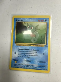 1999 Pokemon Fossil Horsea #49/62 - Image 1
