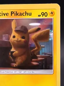 Detective Pikachu SM190 Black Star Promo Holo - Sun & Moon - Pokemon TCG - NM - Image 2
