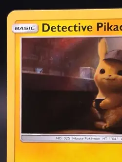 Detective Pikachu SM190 Black Star Promo Holo - Sun & Moon - Pokemon TCG - NM - Image 4